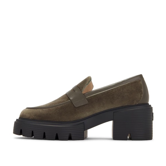 Stuart Weitzman Soho Loafer Cargo Green size 38 (7.5) - Picture 5 of 5